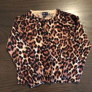 Baby gap leopard light weight sweater